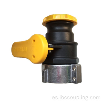 Válvula de bola Camlock de 2 &quot;para una bolsa IBC de 62 mm